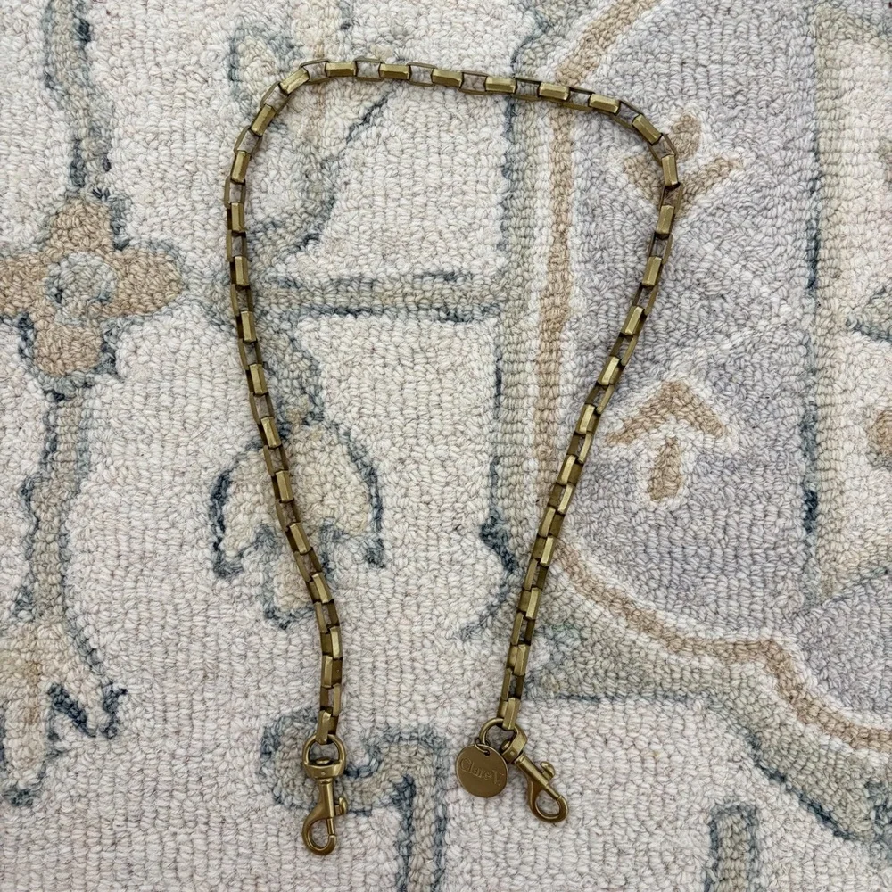 Clare V Box Chain Shoulder Strap NEW - Picture 3 of 4